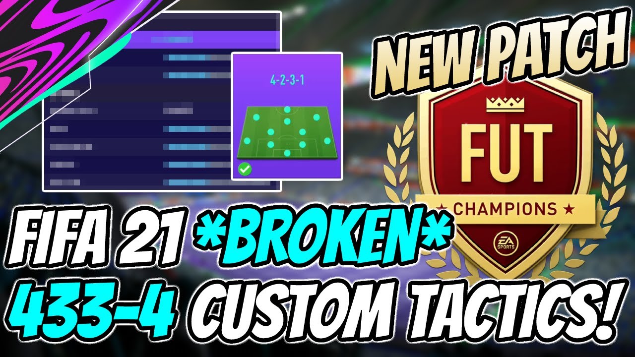 WHY THE 433(4) IS THE MOST META *ATTACKING* FORMATION POST PATCH IN FIFA 21 | FUT 21 CUSTOM TACTICS!