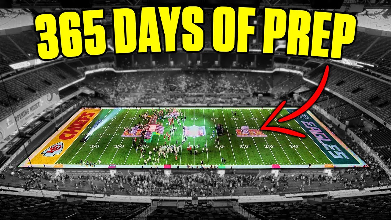 EVERYTHING the NFL Does to Prepare a Field for the Super Bowl