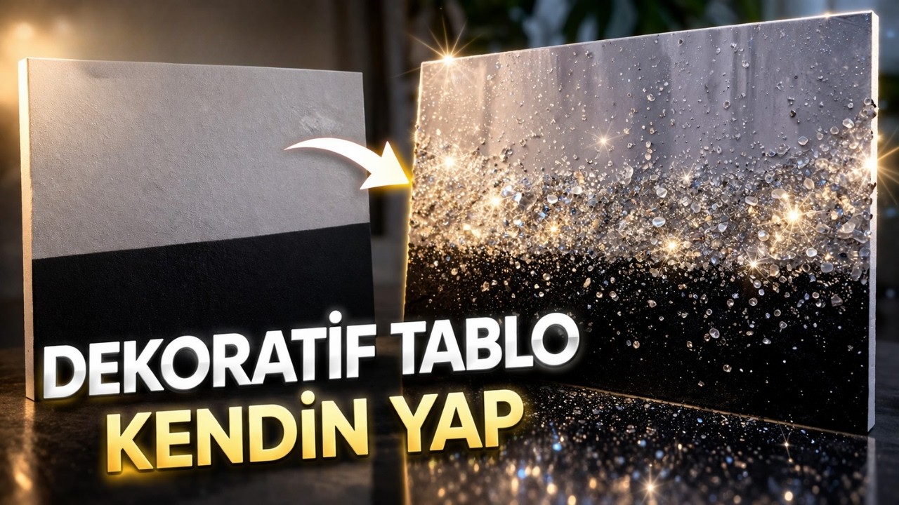 DEKORATİF TABLO YAPIMI | DIY