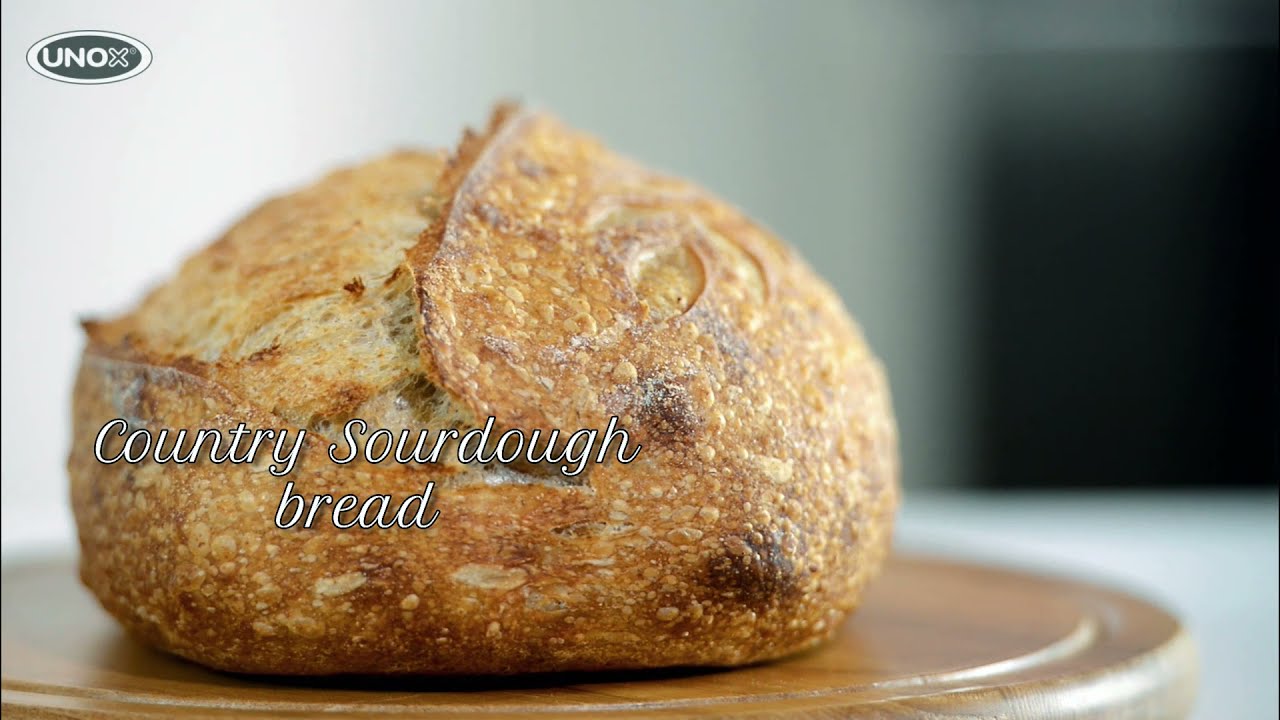 Baking Country Sourdough Bread with UNOX Bakerlux Shop.Pro
