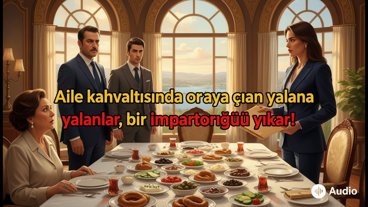 Aile kahvaltısında annesinin yüzüne bakıp 