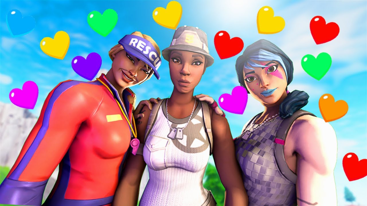 WHEN GIRLS PLAY FORTNITE 💖