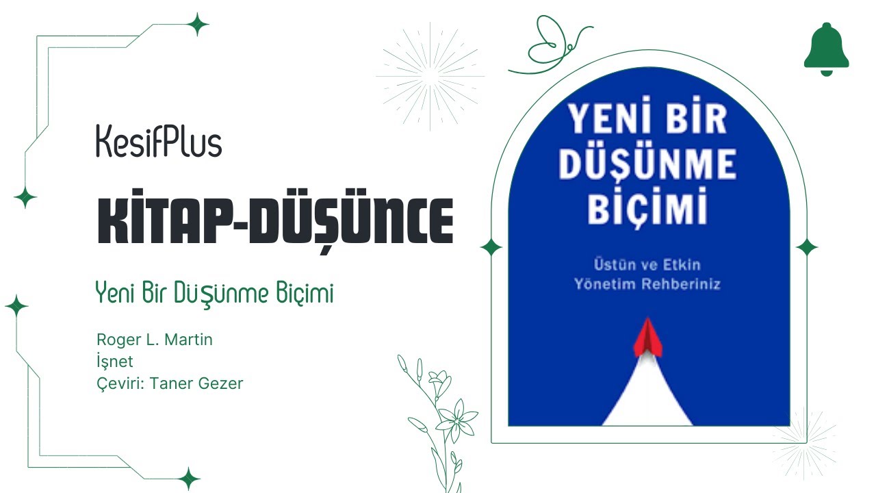 Yeni Bir Düşünme Biçimi(A New Way to Think: Your Guide to Superior Management Effectiveness) #kitap
