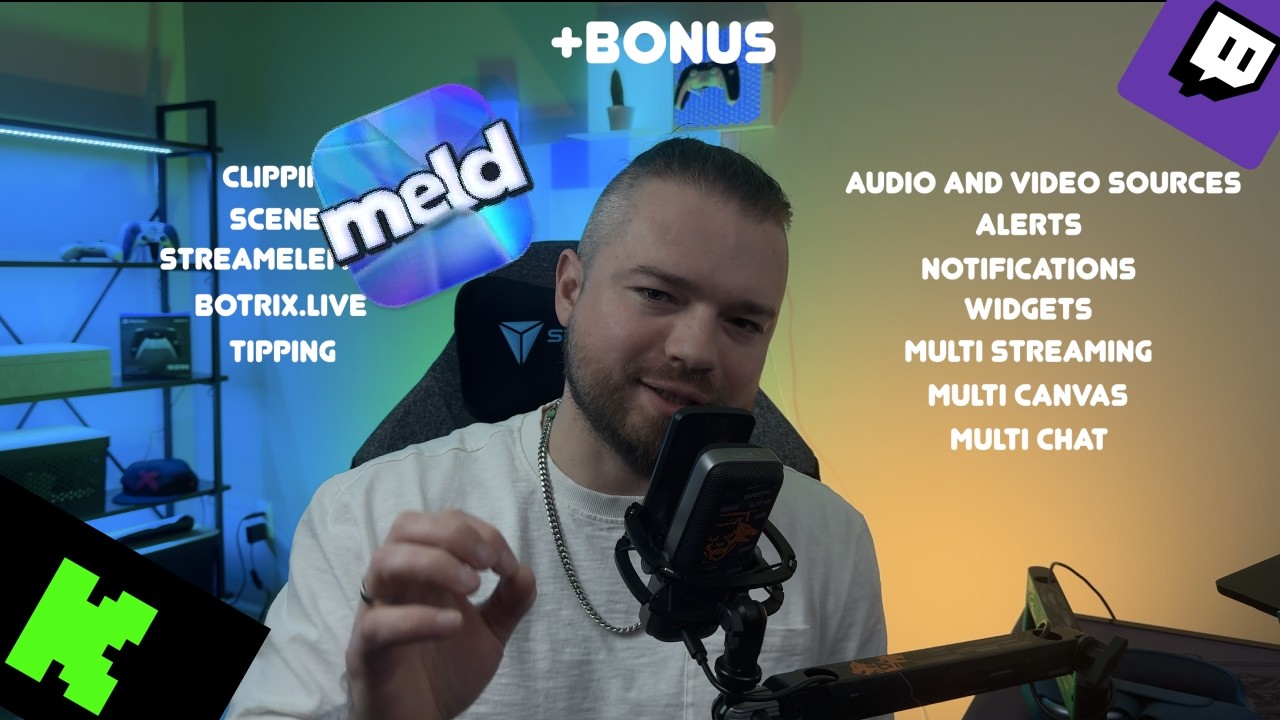 Why I Switched to MELD Studio (Best streaming software 2025!) + MOST COMPLETE STREAMING SETUP