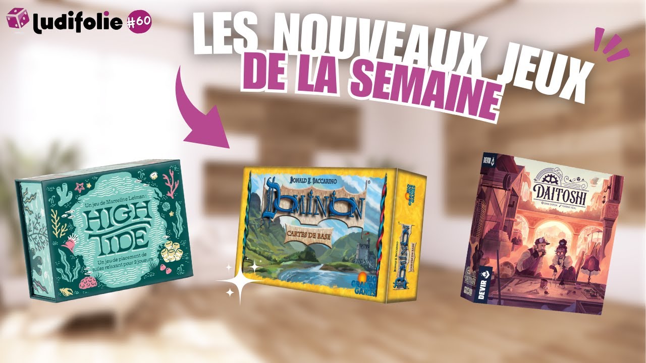 Les nouveaux jeux de la semaine (09/01/2026) - Ludifolie #60