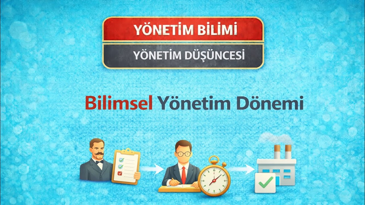 Yönetim Düşüncesi | 4.2 Bilimsel Yönetim Dönemi