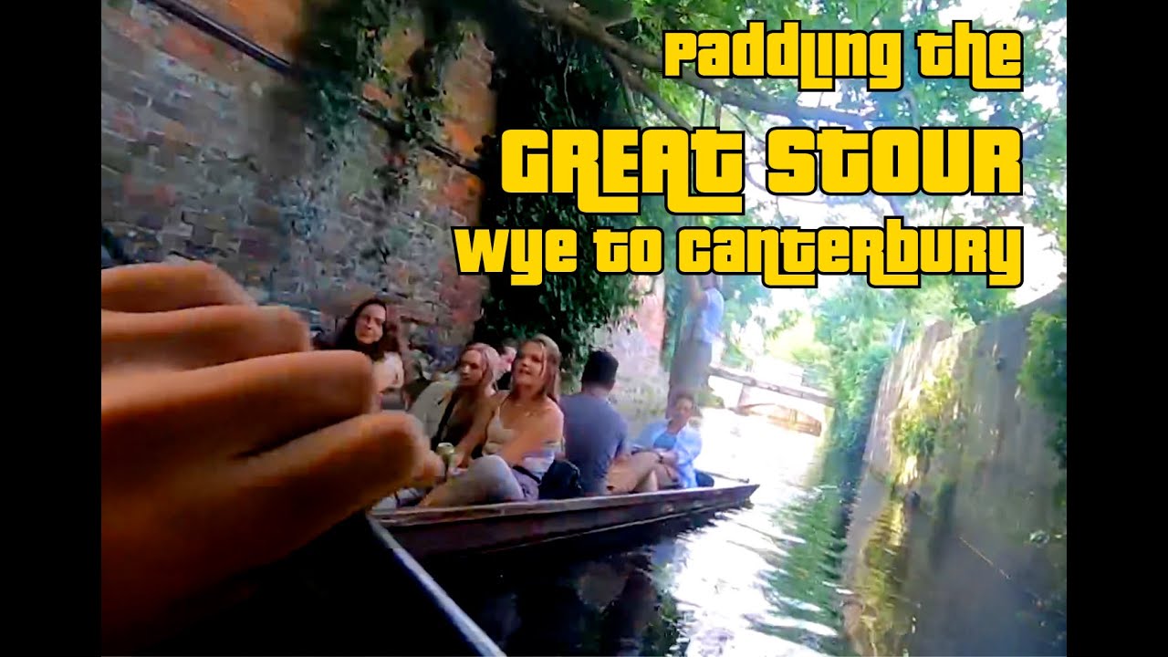 Paddling the GREAT STOUR river