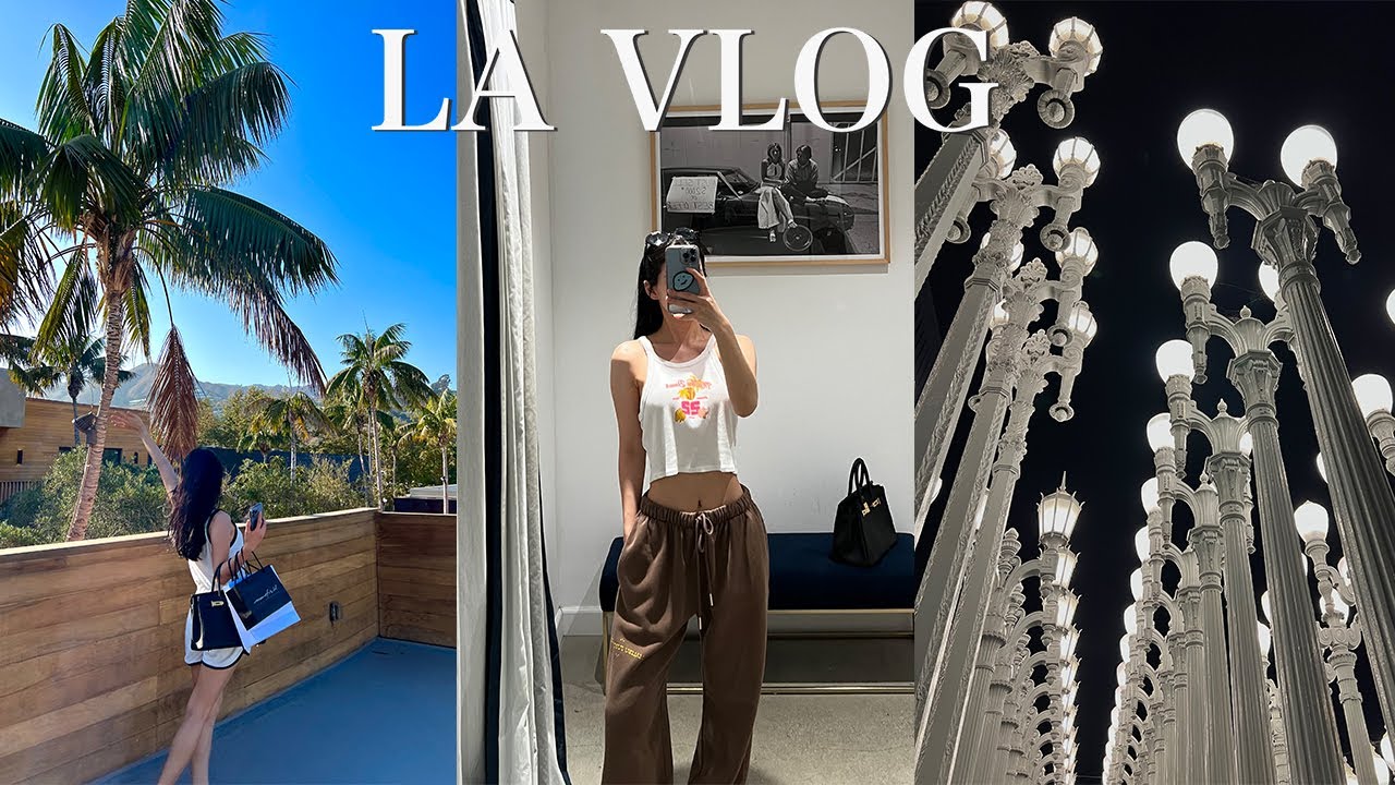 LA Vlog #4 | 엘에이 부자 동네 말리부🏝 | BTS 맛집 | 엘에이 숨겨진 핫플 | Fred Segal | Geoffrey’s | LACMA