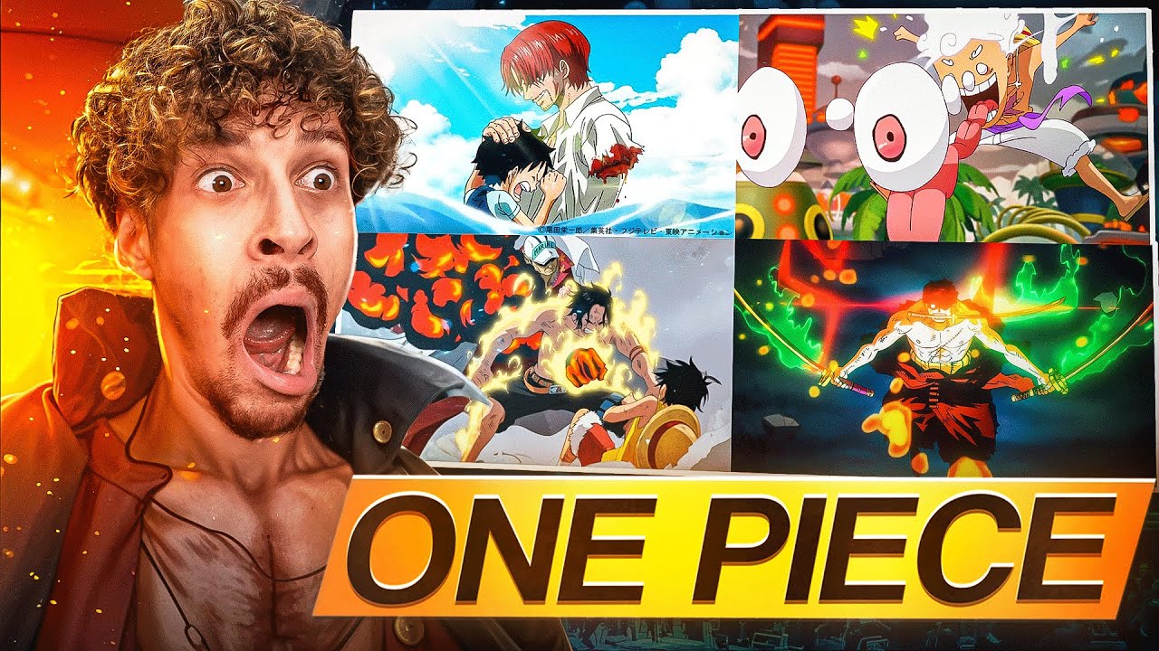 JE RÉAGIS À 1 SECONDE DE CHAQUE ÉPISODE DE ONE PIECE DE L'EPISODE 1 A 1000🏴‍☠️