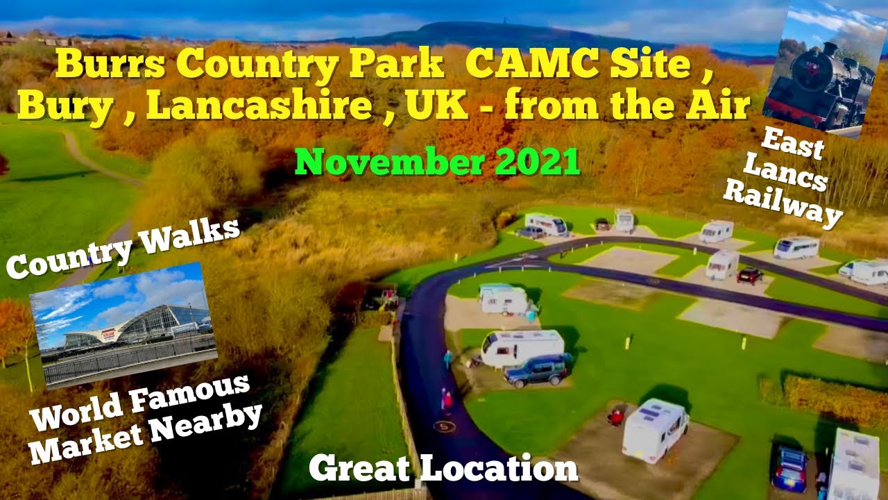 Burrs Country Park CAMC Site in Bury - from the Air #drone footage #Burrs #Bury #CAMC