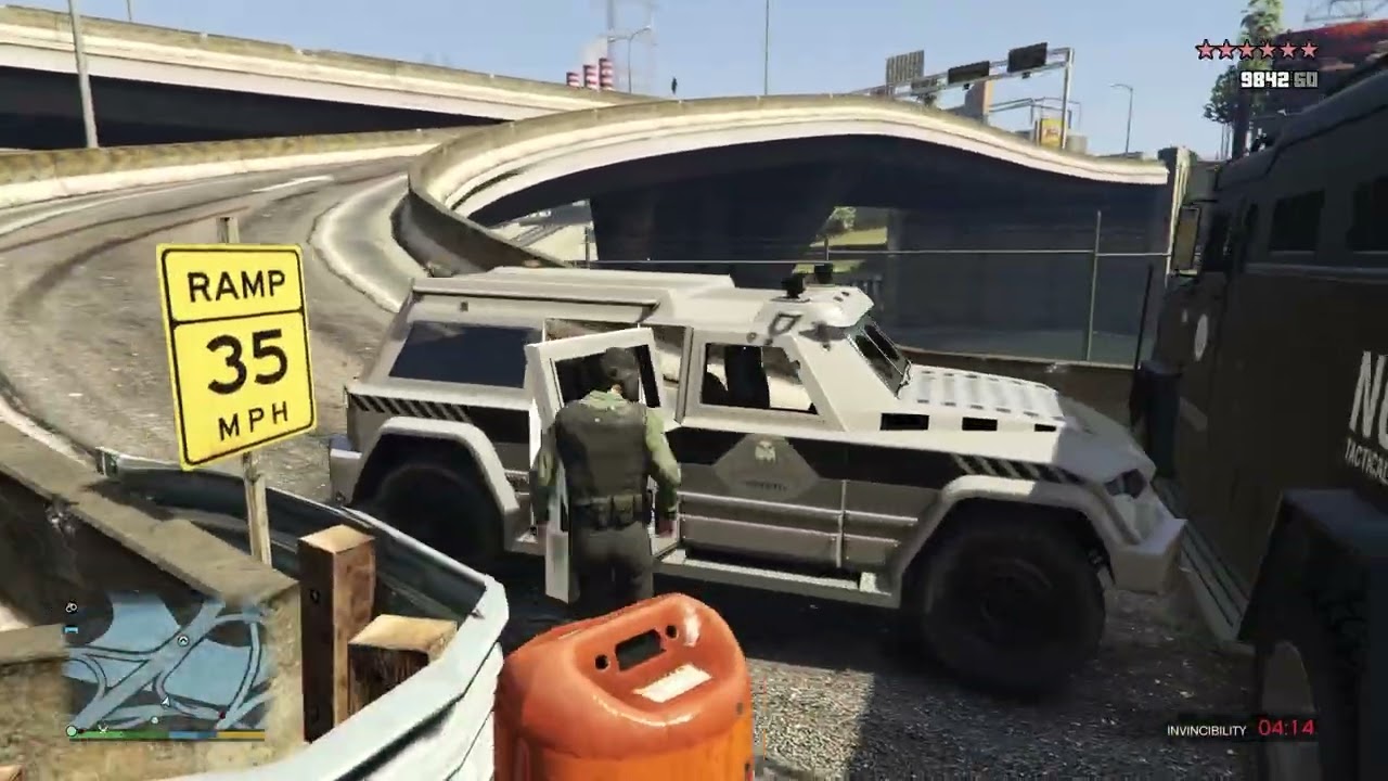 GTA V: Unstoppable 10-Star Rampage Against Merryweather!