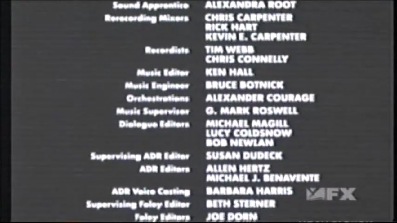 Sleeping With The Enemy (1991) End Credits (FX 2004)