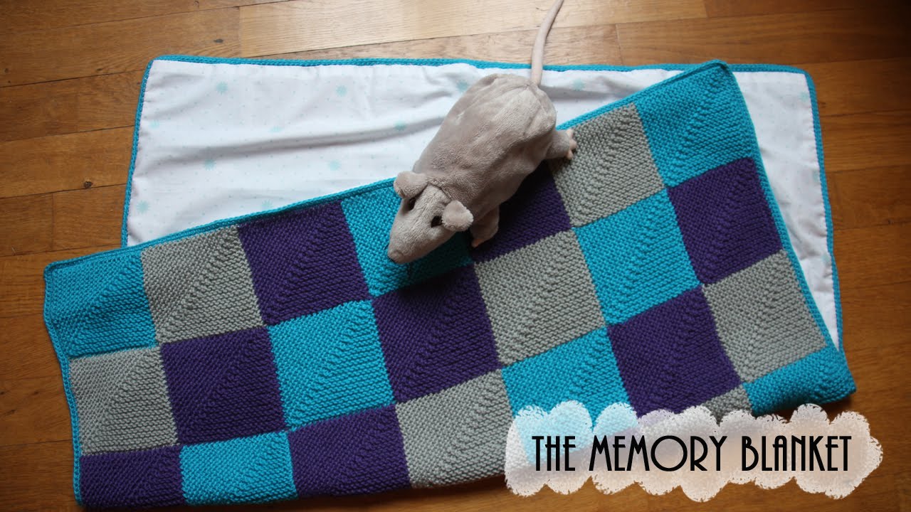 {Tricot} The Memory blanket - couverture pour bébé