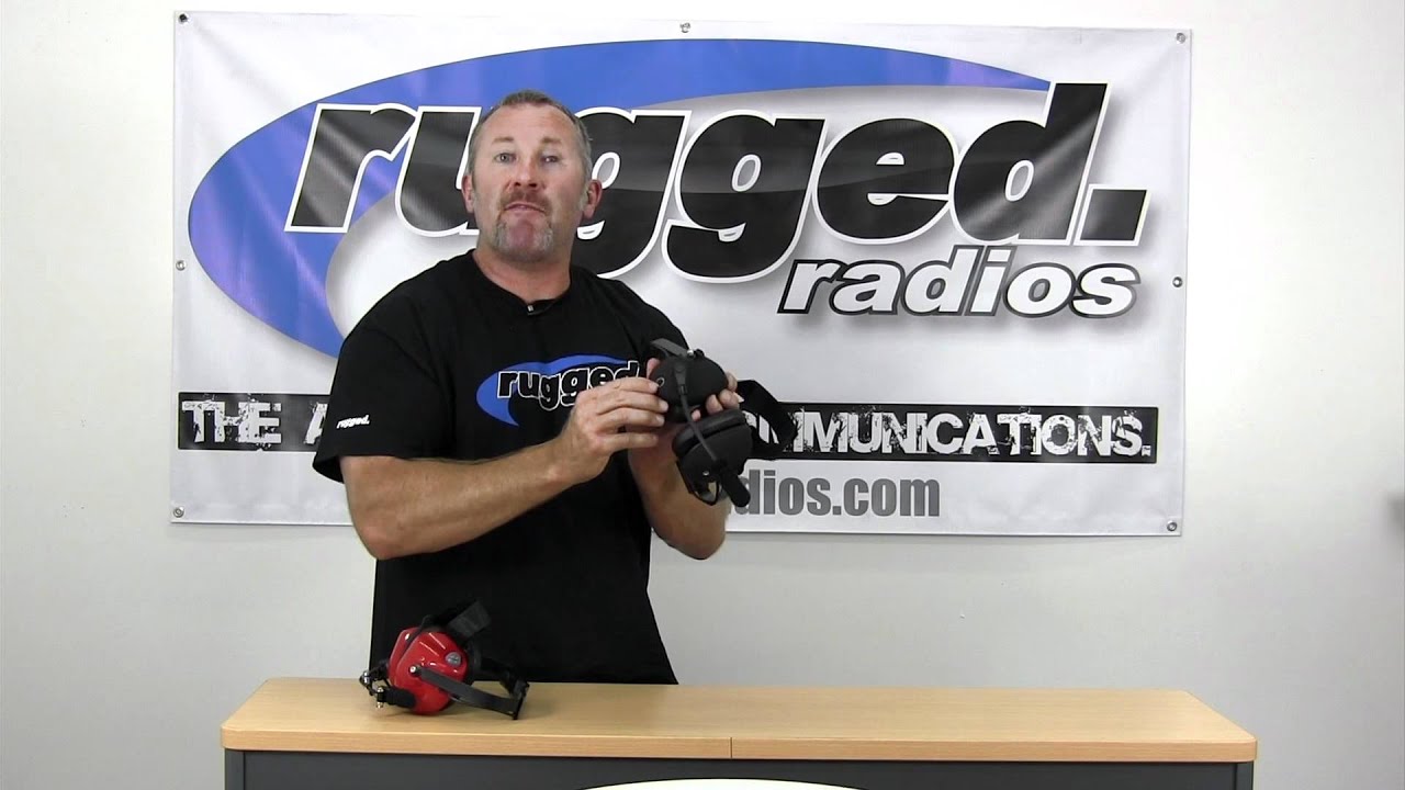 H43 Behind the Head Headsets by Rugged Radios