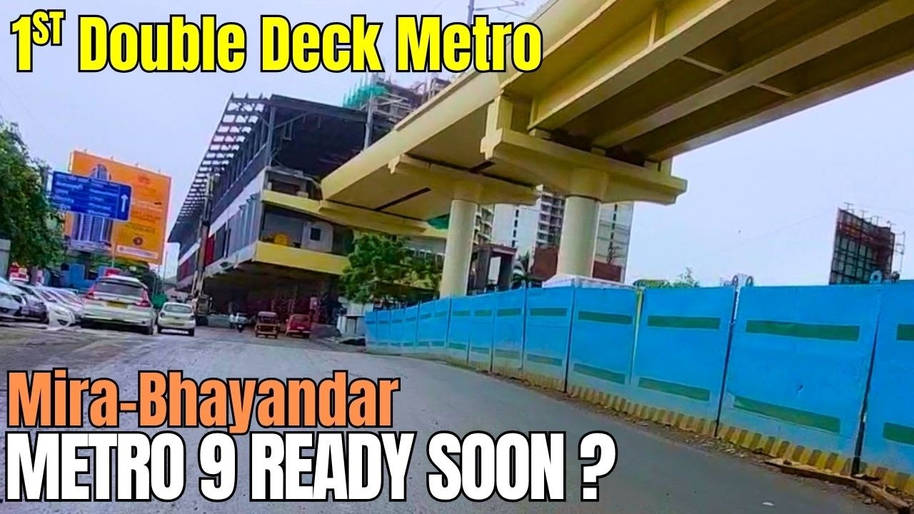 Metro 9 Update: How the Double-Decker Redline Will Transform Mira-Bhayandar's Prime Locations!