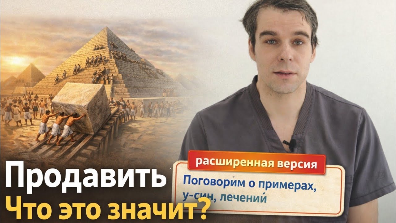 Продавить ситуацию. Более подробный обзор с примерами, связью с У-Син, остеопатией..
