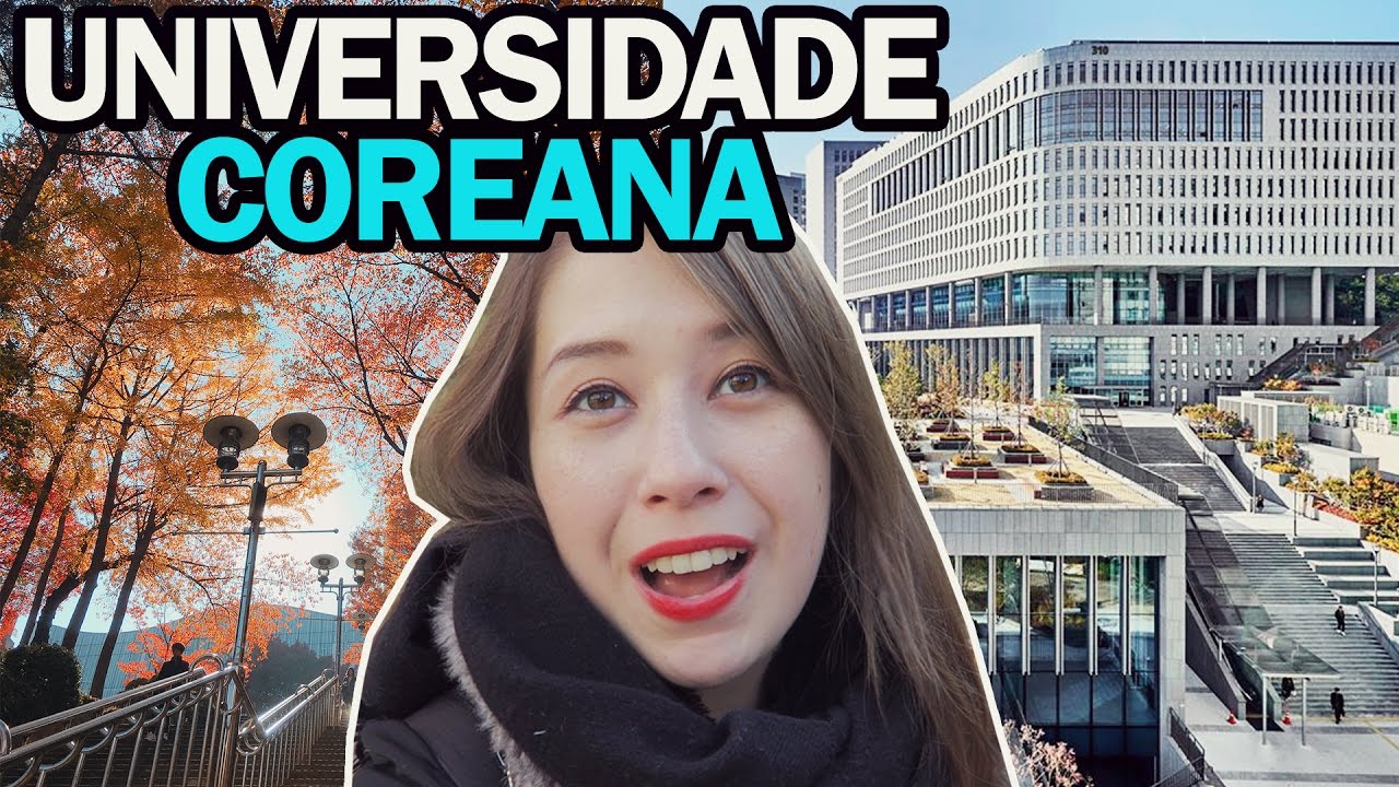 Como é uma Universidade na Coreia do Sul? TOUR PELO CAMPUS 🎓