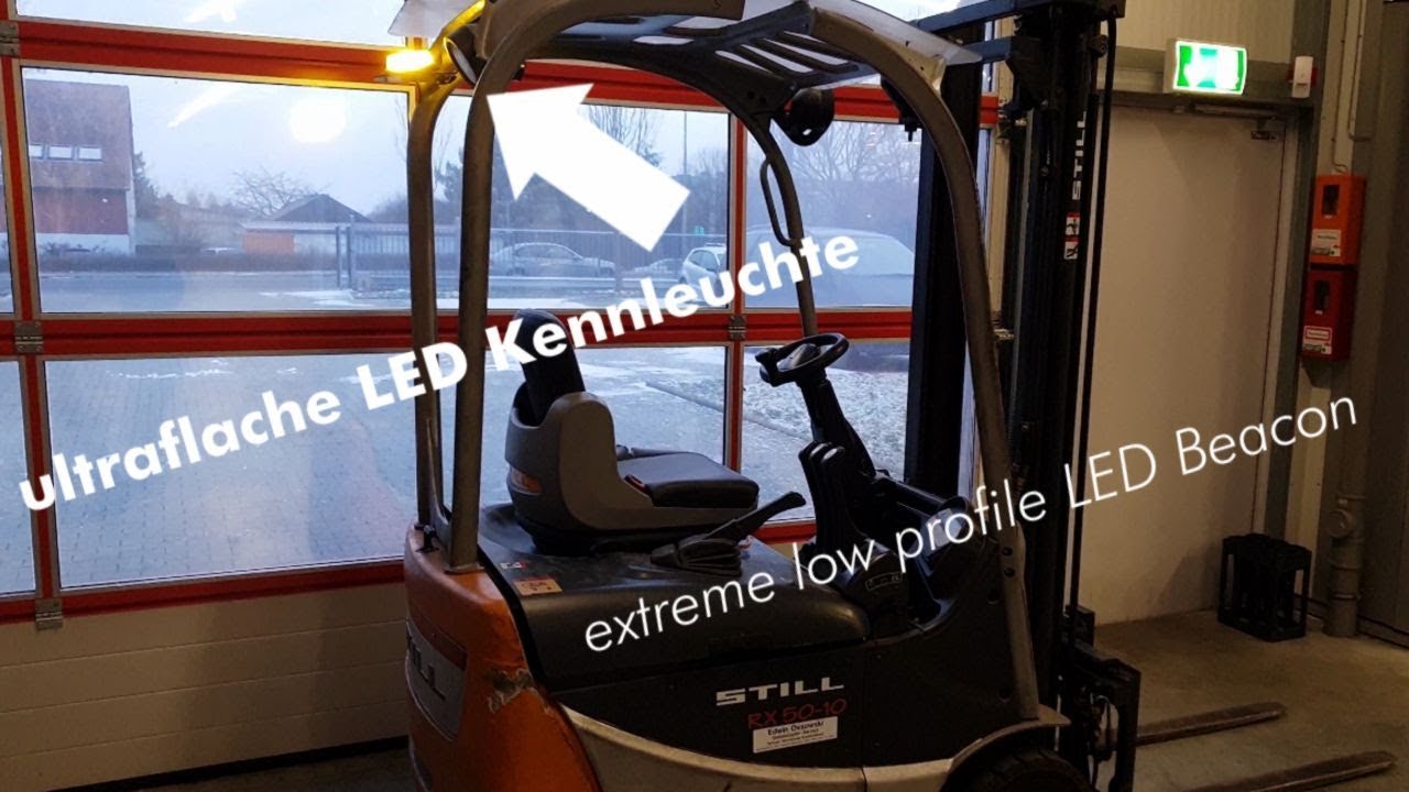 LED Kennleuchte/LED Beacon PRO-INDU-FLASH - Gabelstapler, Forklift Truck