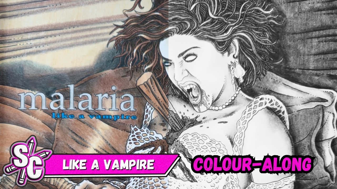 Colour-Along LIKE A VAMPIRE The Beauty of Horror VII 7 By Alan Robert - Sophie Colours 
