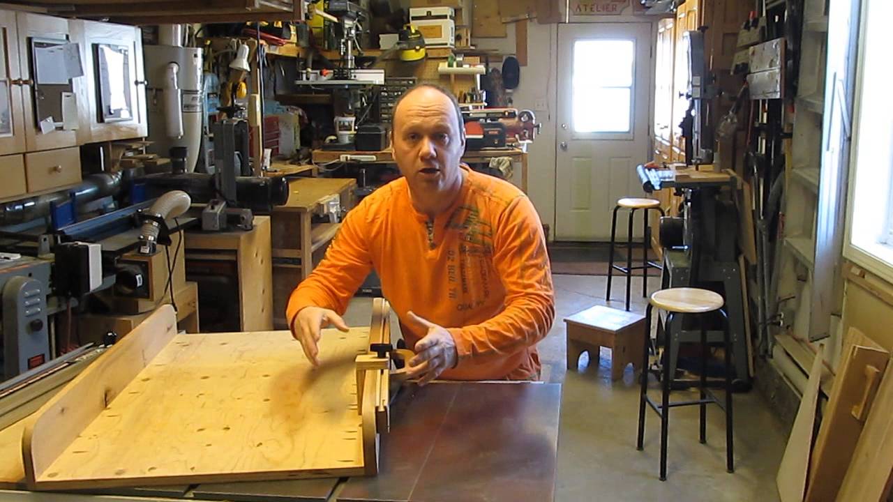 Comment fabriquer un traineau de coupe. Parlons Bois Ep.150