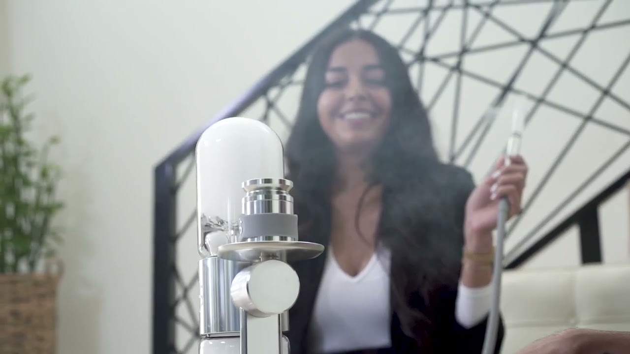 St&uuml;ndenglass Gravity Hookah Polished Silver