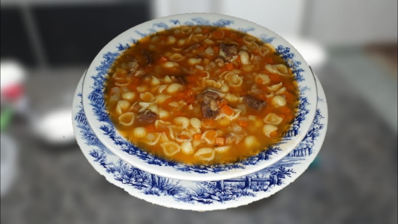 Sopa de Carne Seca com Verduras - A Cozinha da Vovó Maria (#73)