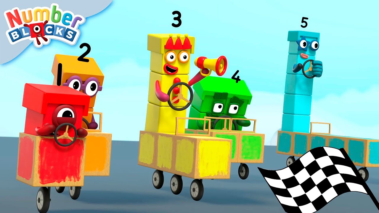 Go-Kart Counting Fun! 🏎️ | Counting for Kids | 12345 | @Numberblocks