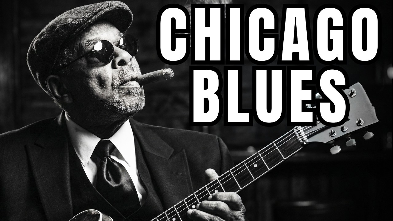 Chicago Blues Slow Slow Guitar for Whiskey Moods | Midnight Atmosphere