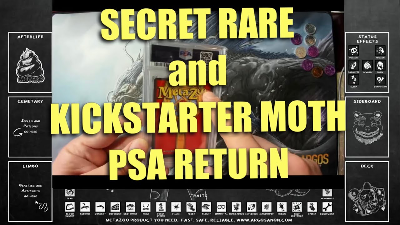 MetaZoo Secret Rare & Kickstarter Mothman PSA Return!