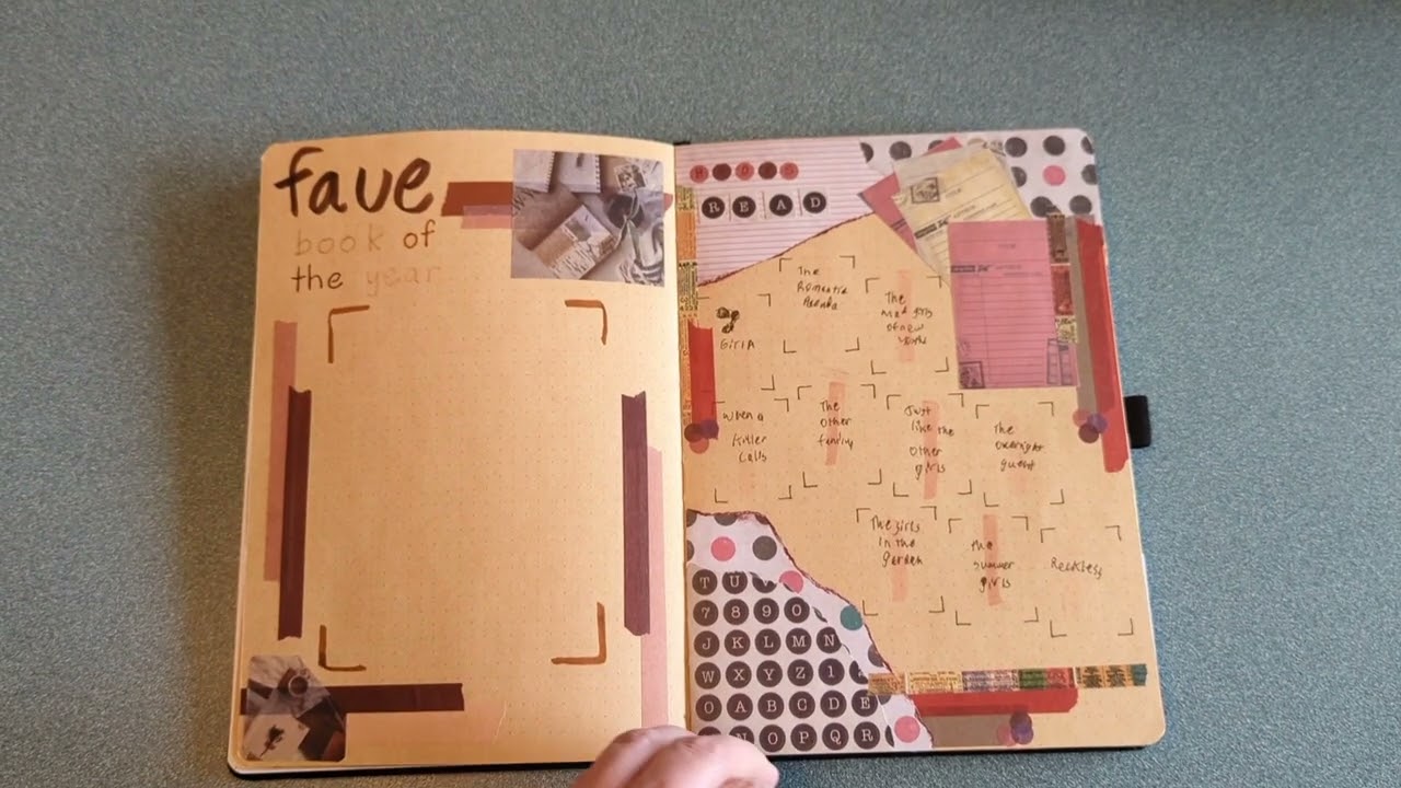 2022 and 2023 reading journal flip through #readingjournal #bujo #bulletjournal #bujospread
