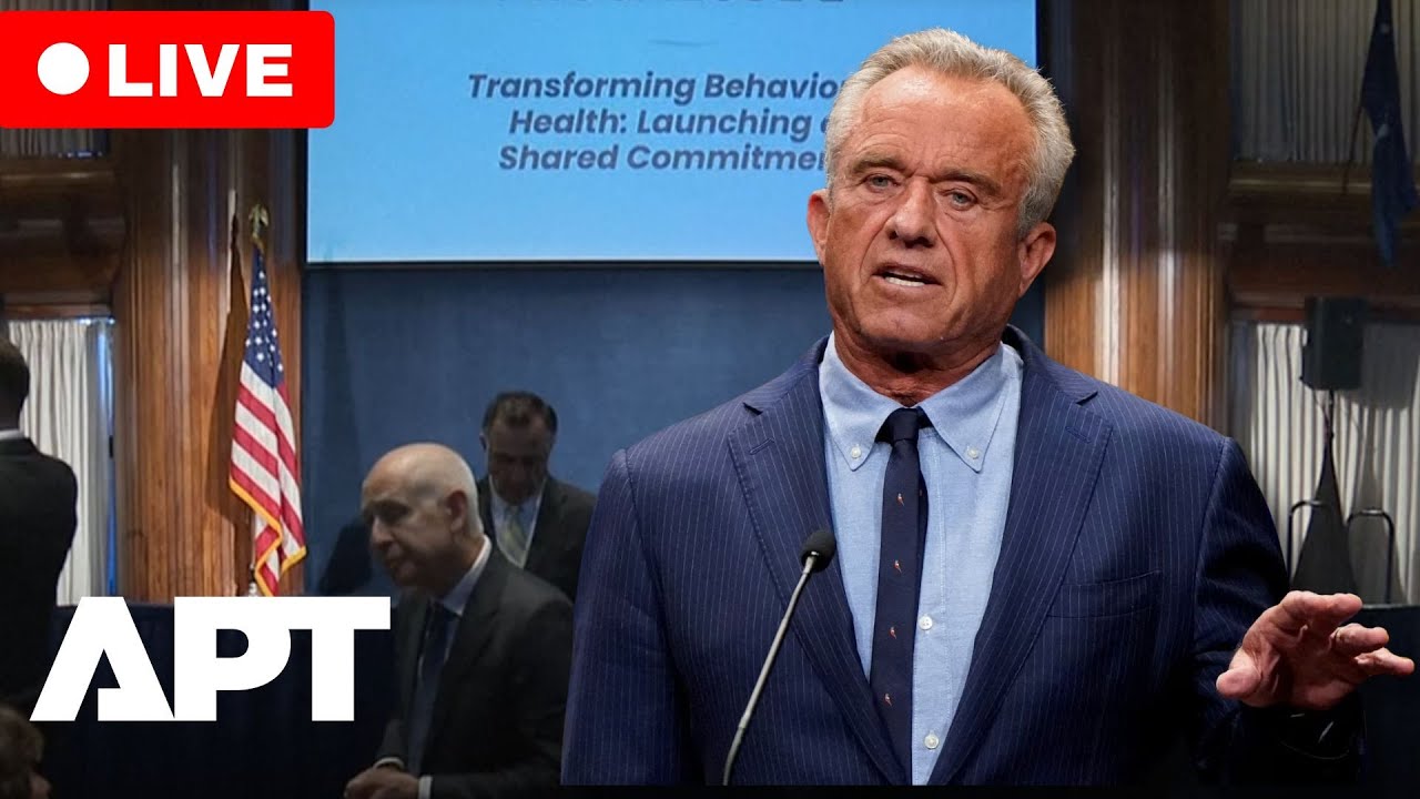 LIVE  | US Health Sec RFK Jr. and Dr. Oz Announce Major Mental Health Program | APT