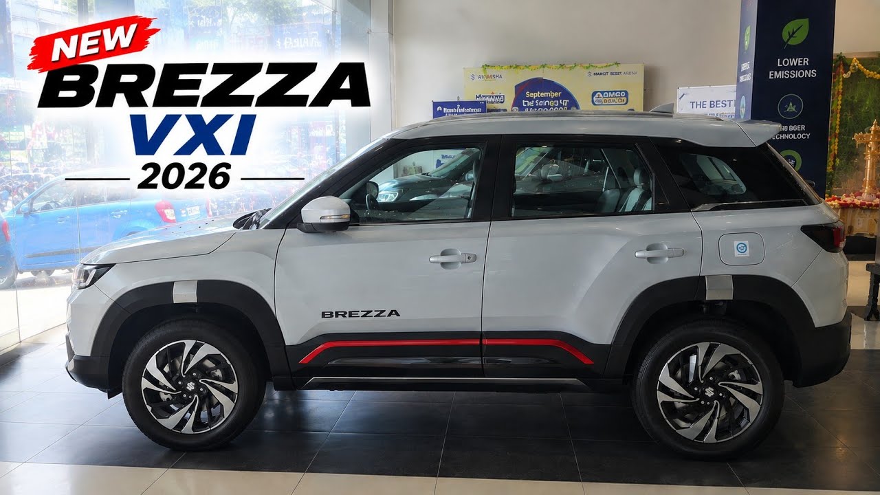 Maruti Suzuki Brezza Facelift VXI 2026 Mein Kya Milega? | Features & Complete Walkaround 