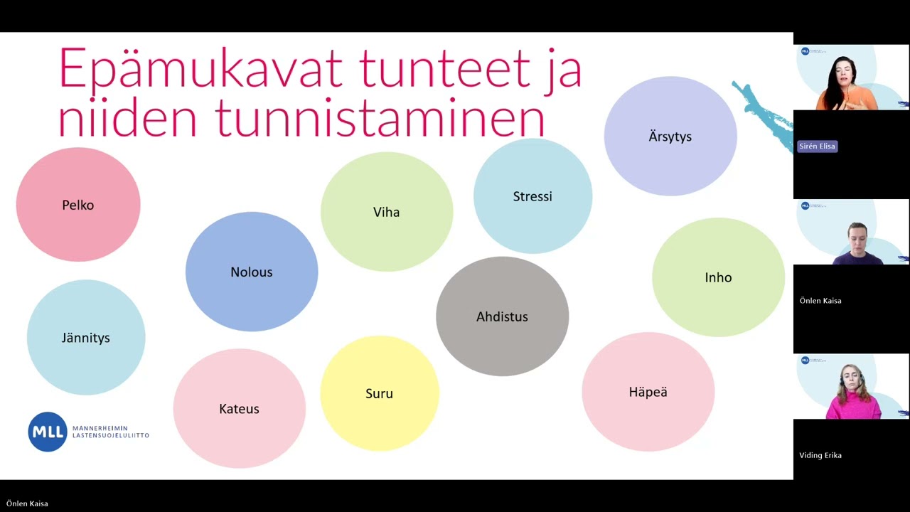 Arjen hyvinvointitaidot yläkouluun -etäluennon nauhoitus