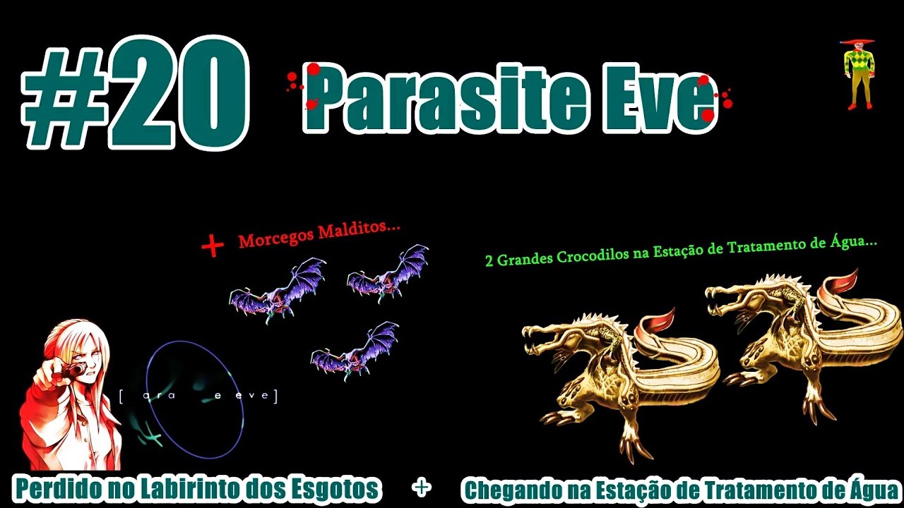 Parasite Eve 1: Saindo dos esgotos e indo para a estação de tratamento de água. {LEGPTBR} EP20