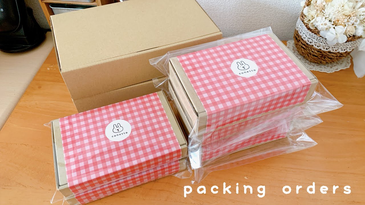 【梱包動画 | ASMR】いちご作品を梱包していく🍓packig order