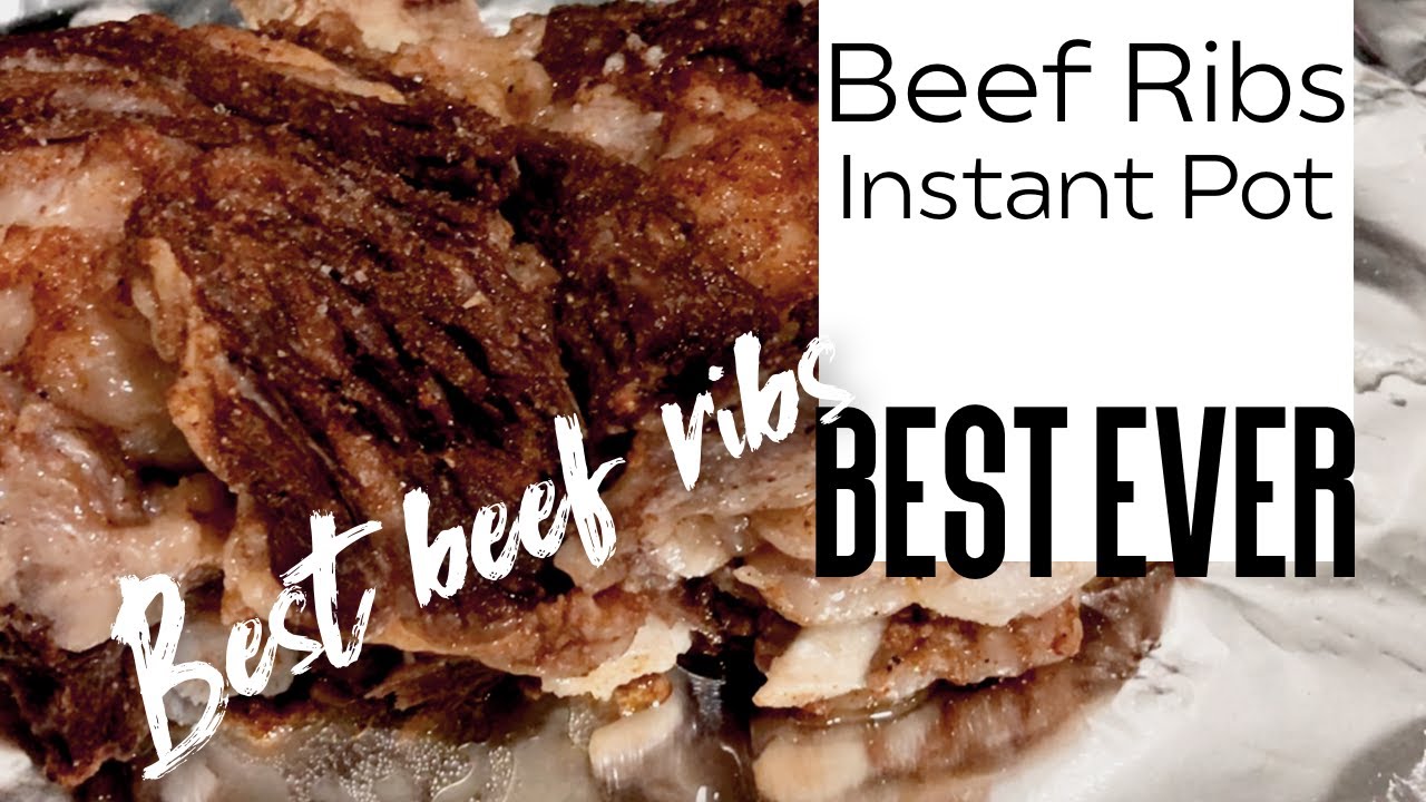 Amazing Fall Off the Bone Beef Ribs From An Instant Pot