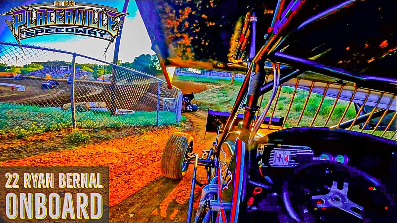 ONBOARD: 22 Ryan Bernal Placerville Speedway A MAIN Mark Forni Classic