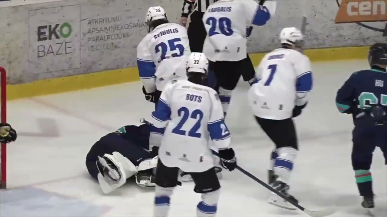 Optibet Hokeja līga. HC Kyiv Capitals - Rīgas HS. Spēles labākie momenti. (11.11.2025.)