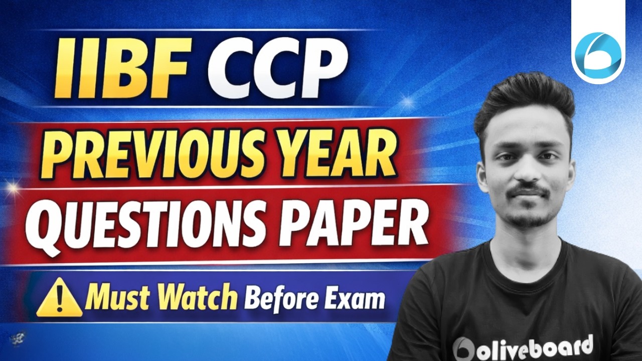 IIBF CCP PYP 2025 | Previous Year Paper IN ONE SHOT by Ajay Sir | Must Watch Before Exam!