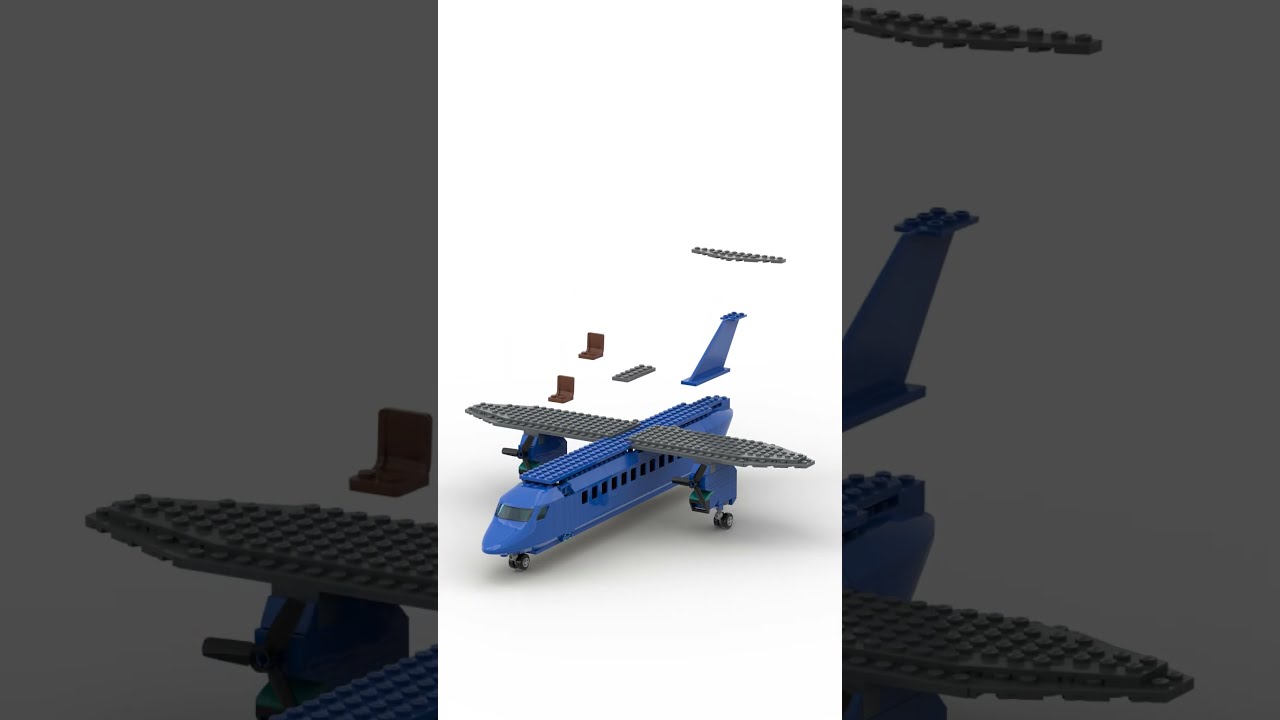 bombardier dash 8 q 400 by bb1505858 MOC speedbuild