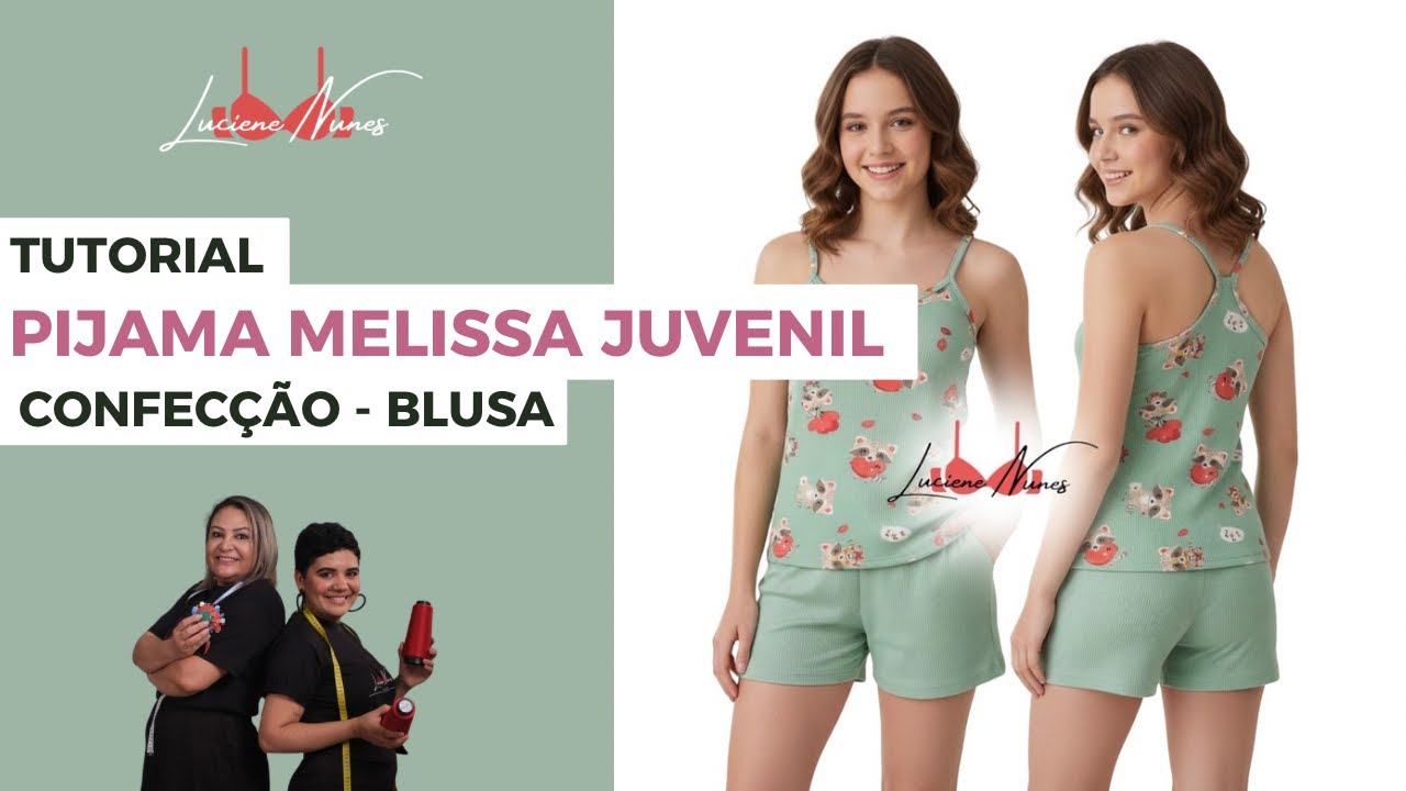 Baby Dool nadador Melissa Juvenil || Confecção Blusa