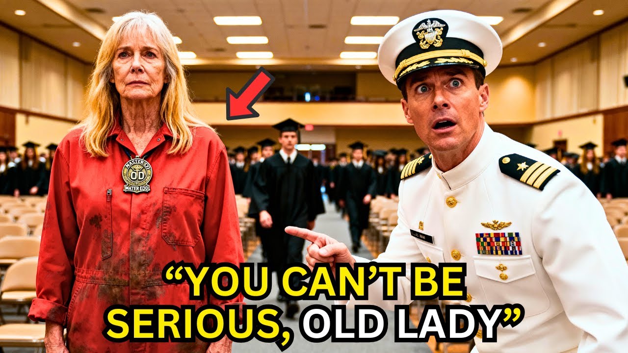 The Old Woman Janitor Came to See Her Son Graduate — Until an Admiral Recognized Her Unit Pin