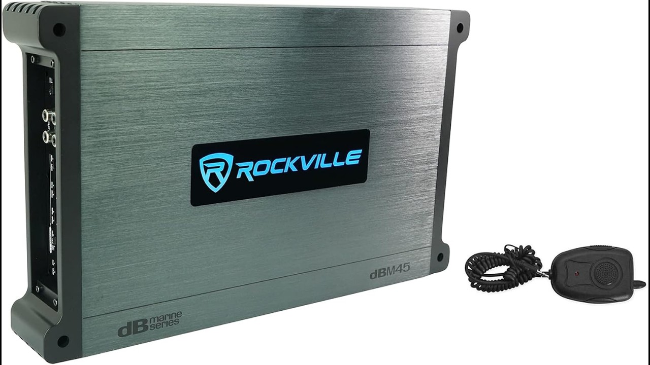 2000W Peak That Actually Survives Saltwater? Rockville DBM45 Marine Amplifiers Review