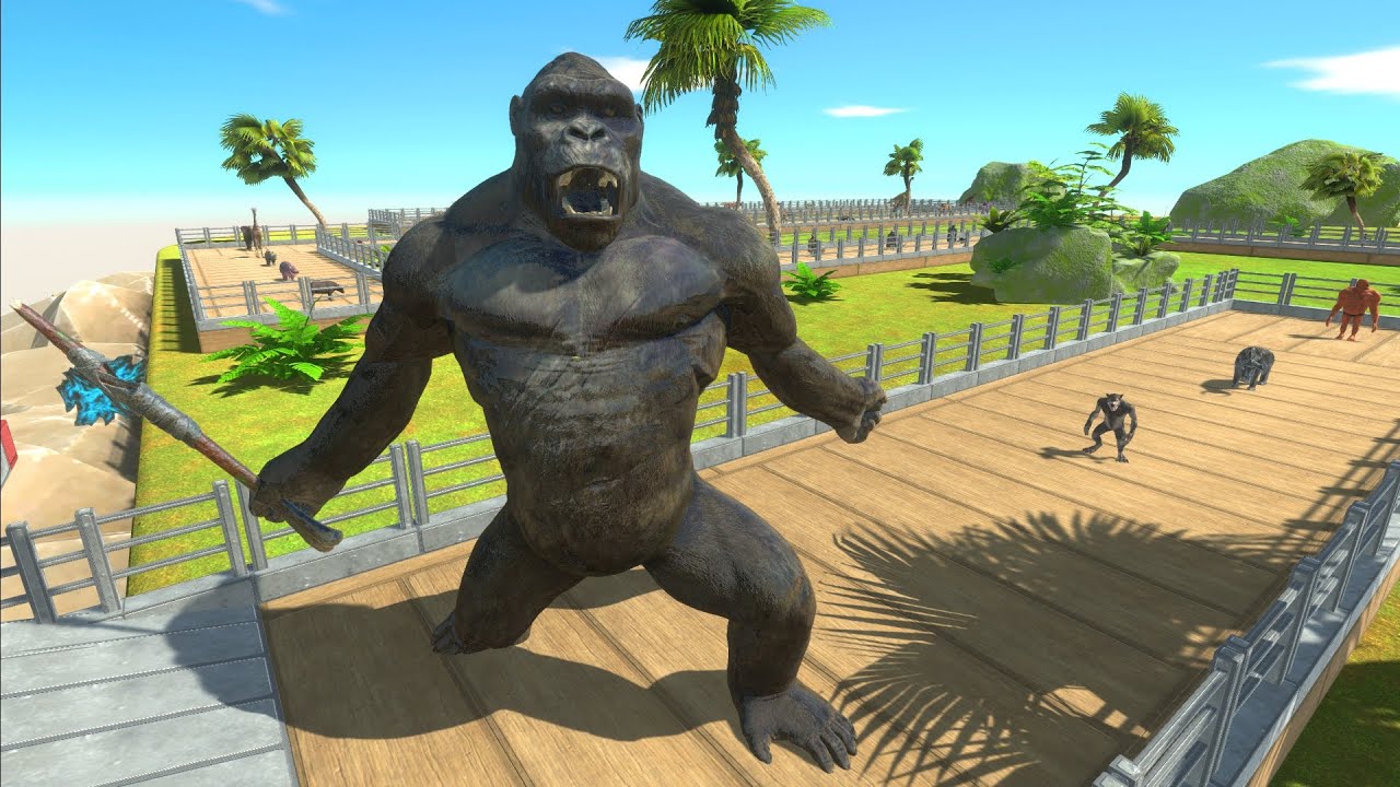 KING KONG OASIS DEATH RUN - Animal Revolt Battle Simulator