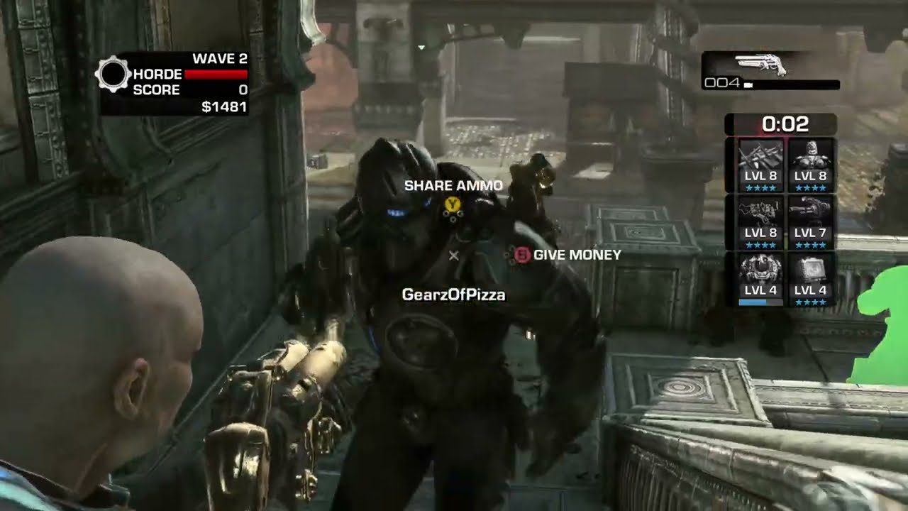 Gears Of War 3 Horde Mode - Playing with Randoms on Blood Drive