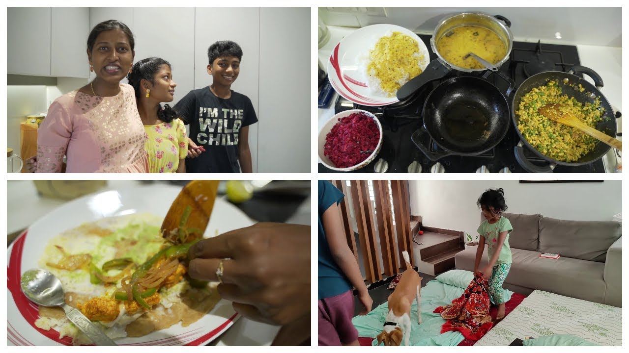 Life of a pregnant mom with 3 kids/How i manage full day work with kids/Paneer roll recipe