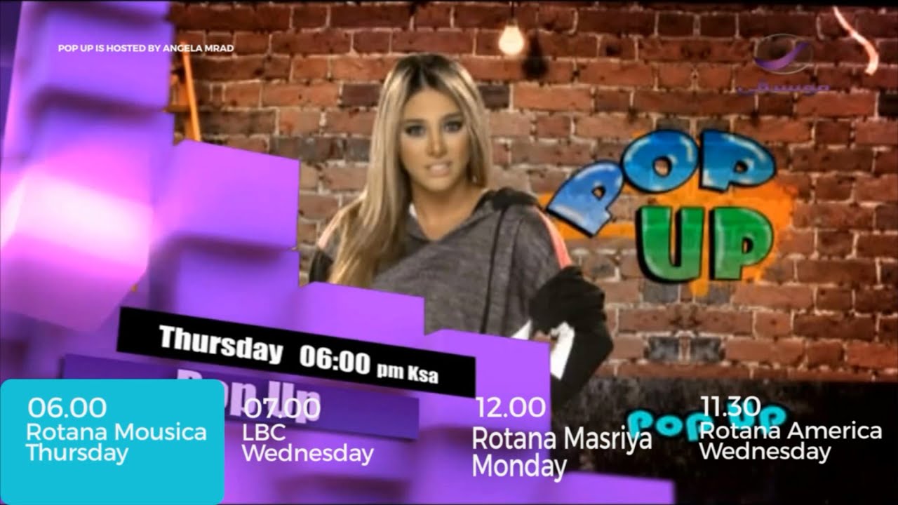 Angela Mrad #POPUP #LBCTV #Rotana