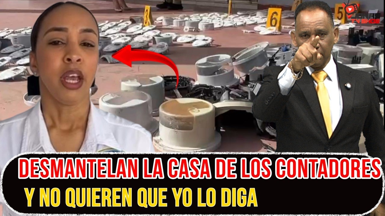 DESMANTELAN CASA CON CIENTOS DE CONTADORES ROBADOS