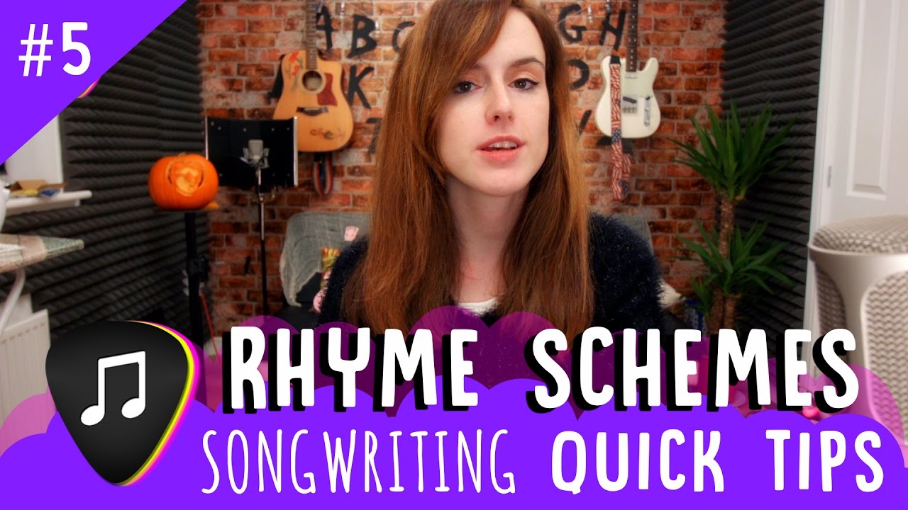 Songwriting Quick Tips - Rhyme Schemes (Episode #5)