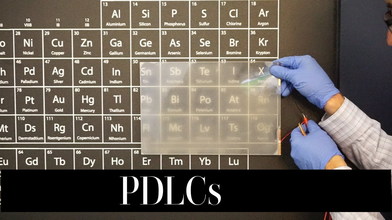 Switching a Polymer Dispersed Liquid Crystalline Film
